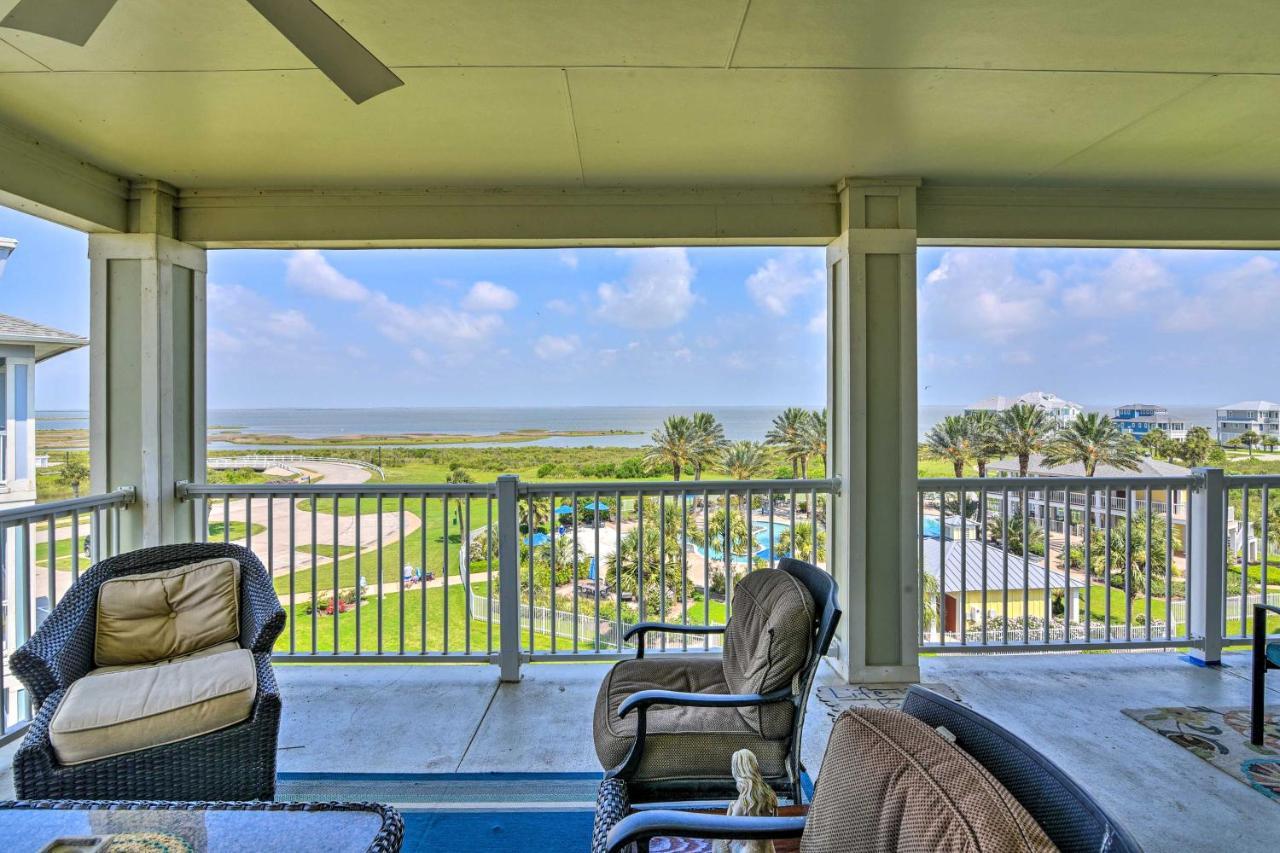 Apartament Pointe West Family Retreat Balcony And Ocean Views! Galveston Zewnętrze zdjęcie